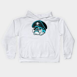 Pirate bulldog Kids Hoodie